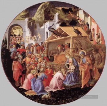 renaissance Ölbilder verkaufen - Verehrung der Weisen Renaissance Filippo Lippi